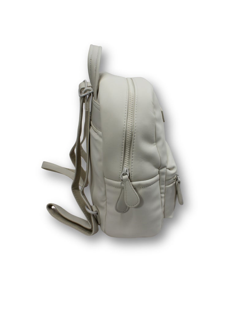 David Jones Women's Backpack Stylish and Durable Everyday Carry | Color Coconut Cream(CM7482) - Image 3